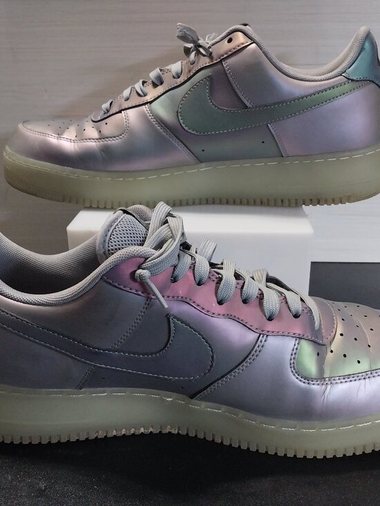 Nike Air Force 1 \'07 LV8 Low Iridescent Sneakers Shoes Men\'s Size 13 718152-019 main image 4